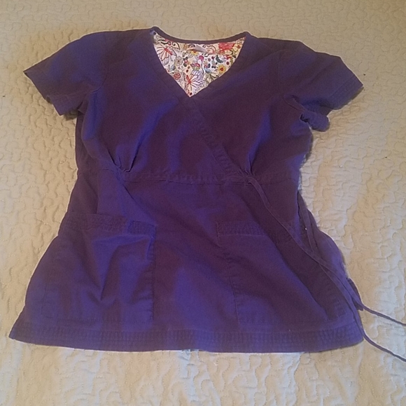 Koi Scrub Top